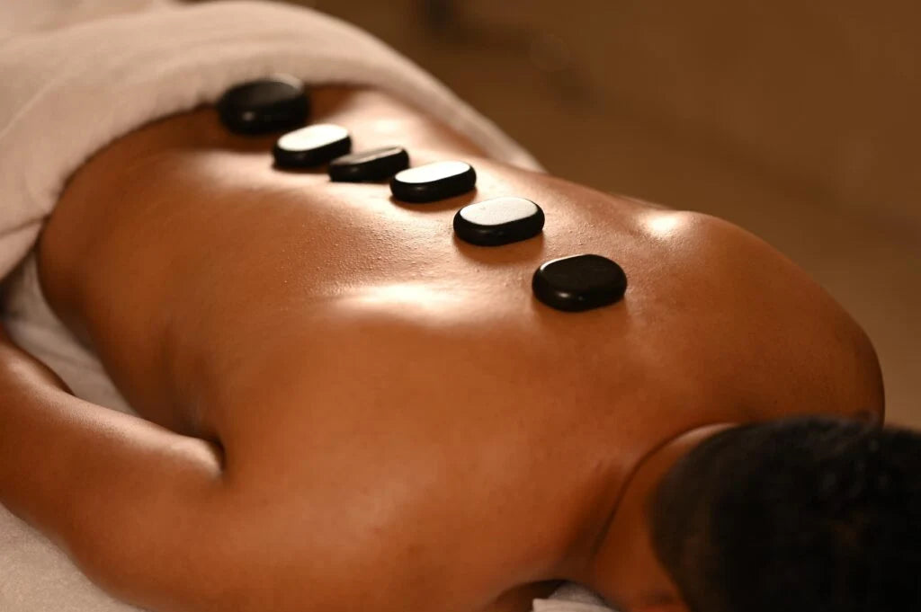 Hot Stone Back Therapy